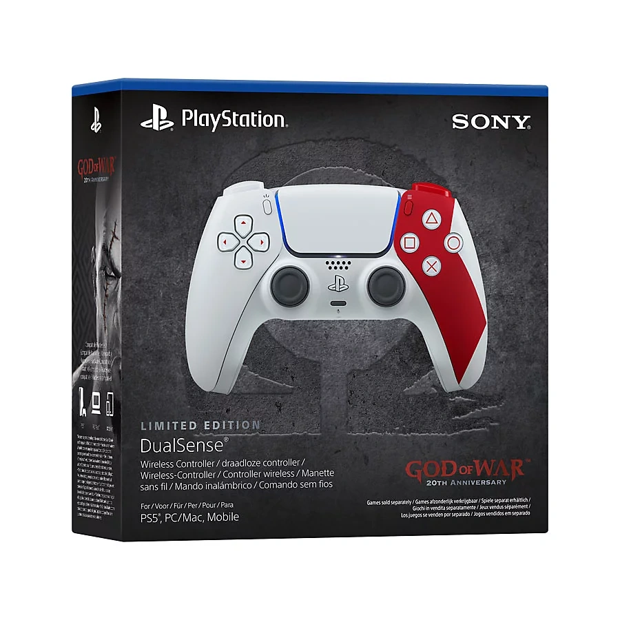 Беспроводной геймпад Sony DualSense - God of War 20th Anniversary Limited Edition (1000048626)