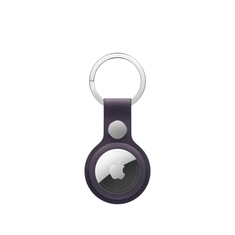 Брелок-кольцо Apple AirTag FineWoven Key Ring - Midnight Purple (MGG04)