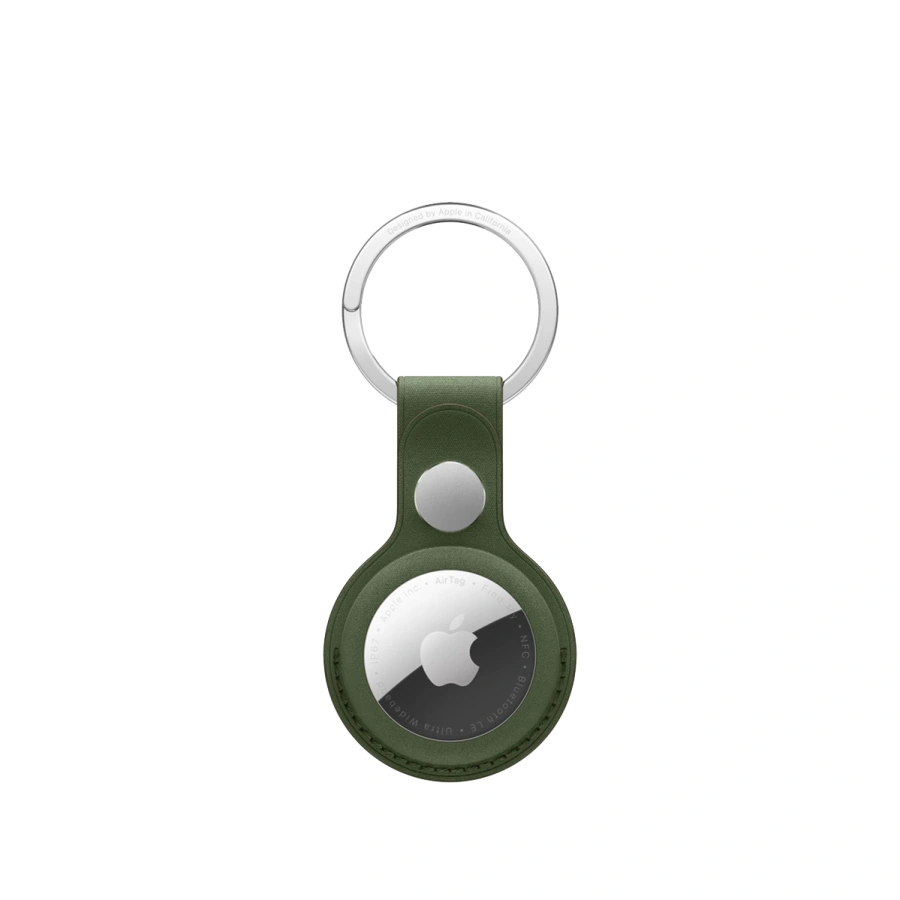Брелок-кольцо Apple AirTag FineWoven Key Ring - Moss (MGFX4)
