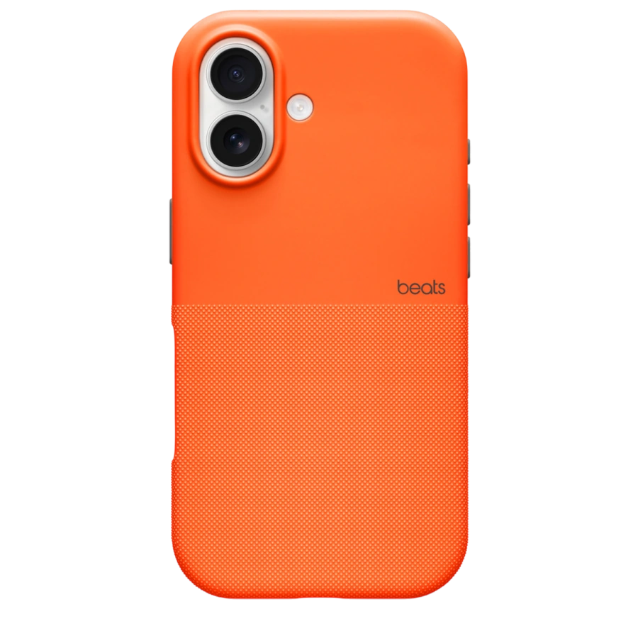 Чехол для iPhone 17 Beats by Dr. Dre Rugged Case with MagSafe and Camera Control – Sierra Orange (MGK14)
