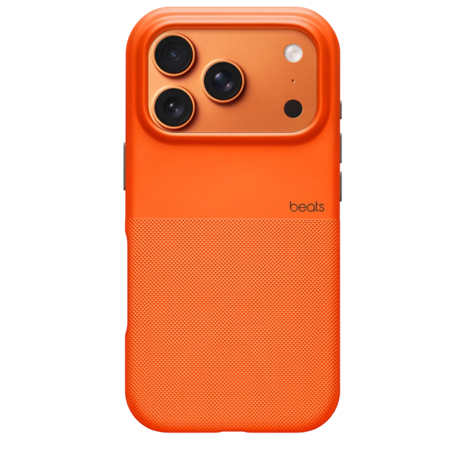 Чехол для iPhone 17 Pro Beats by Dr. Dre Rugged Case with MagSafe and Camera Control – Sierra Orange (MGJQ4)