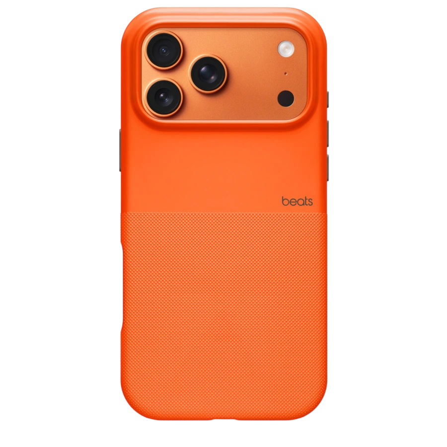 Чехол для iPhone 17 Pro Max Beats by Dr. Dre Rugged Case with MagSafe and Camera Control – Sierra Orange (MGJC4)