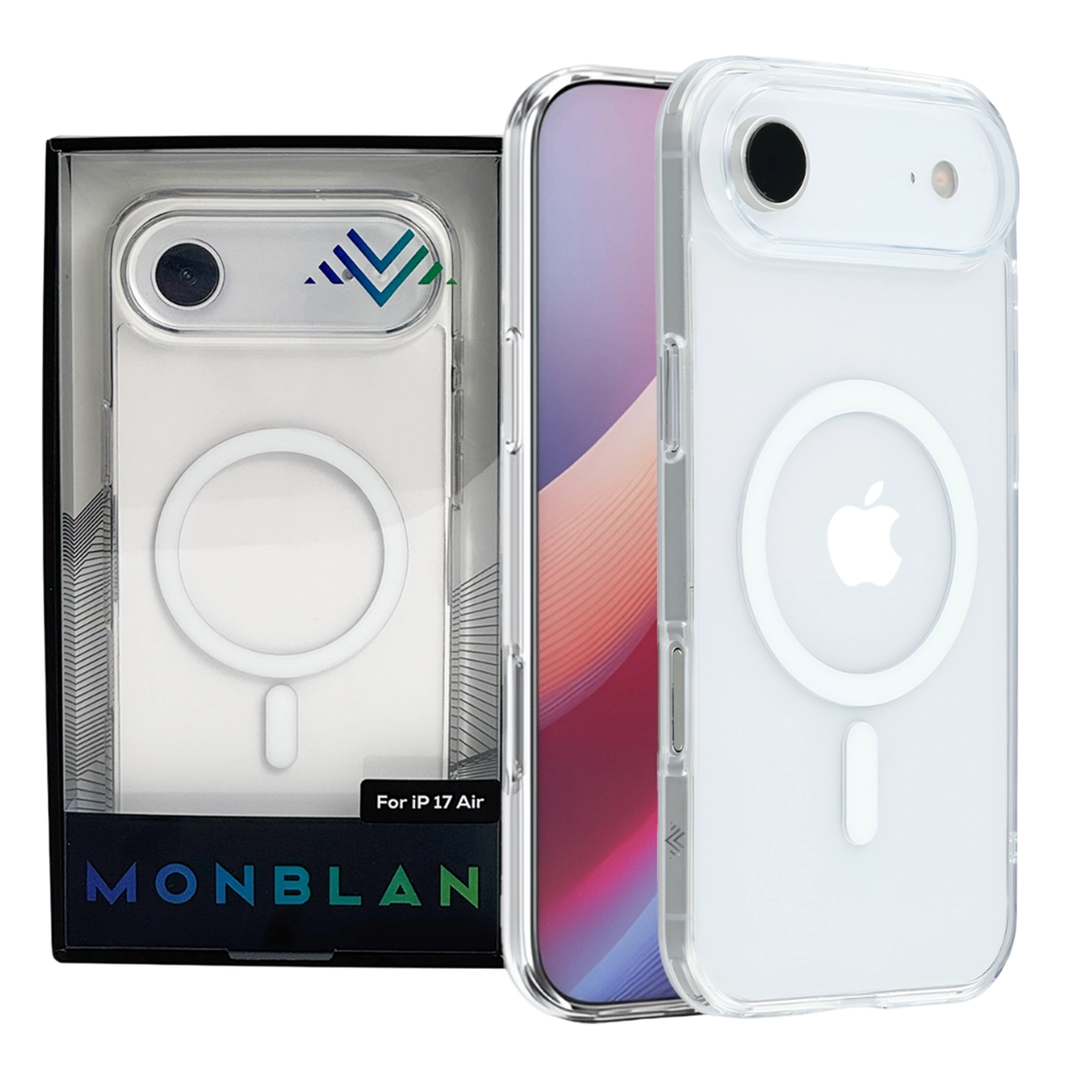 Чехол Monblan Magnetic Crystal Case with MagSafe for iPhone 17 Air - Transparent (MMC17A)