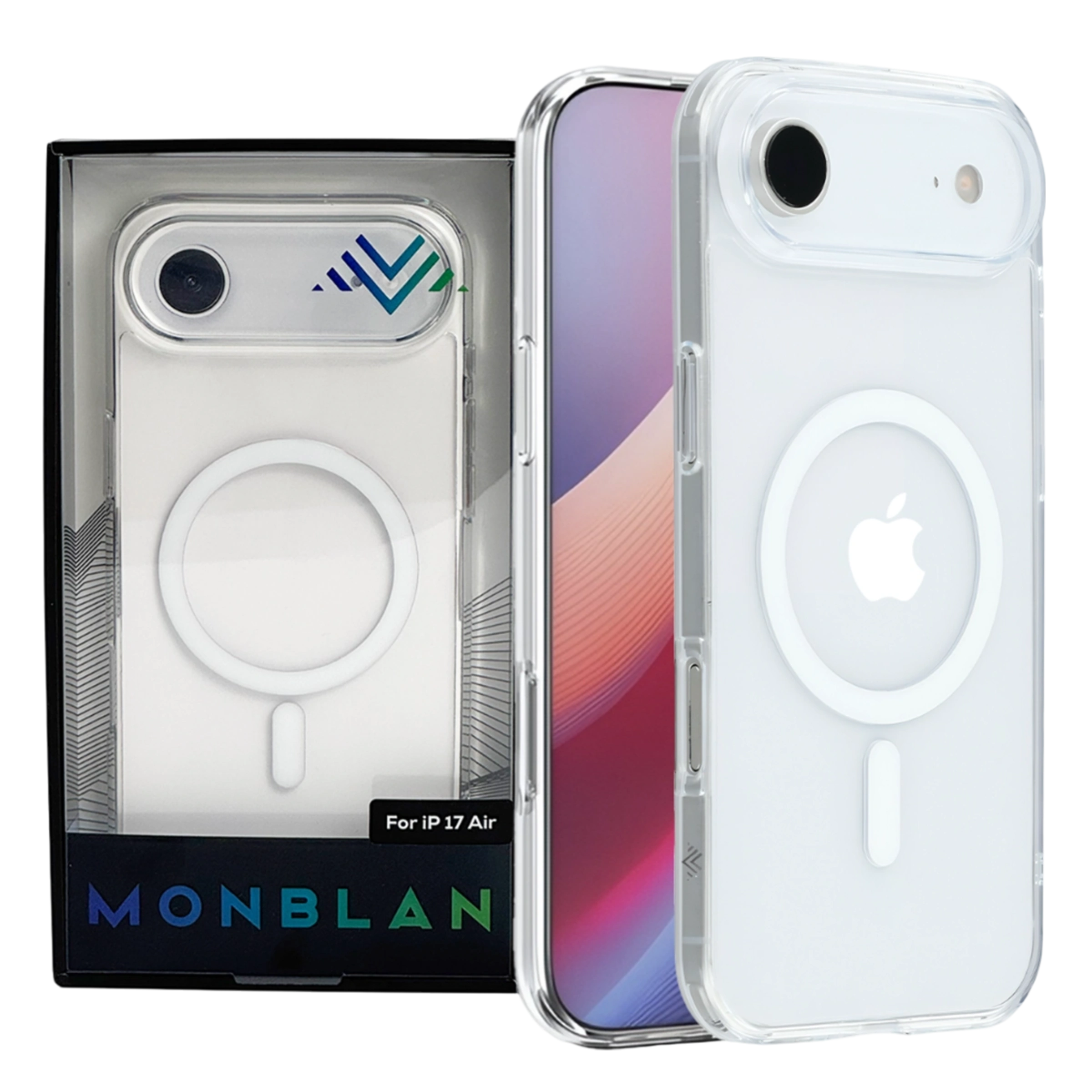 Чохол Monblan Magnetic Crystal Case with MagSafe for iPhone 17 Air - Transparent (MMC17A)