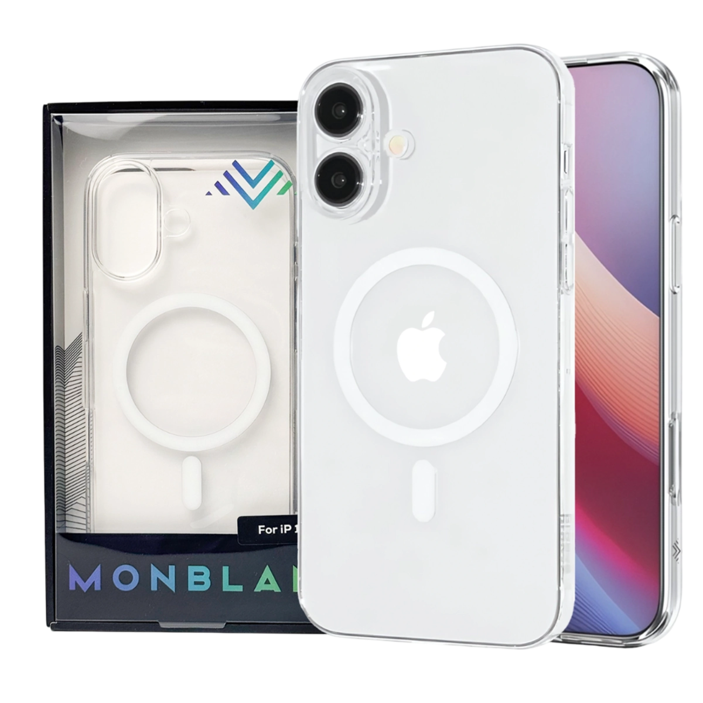 Чохол Monblan Magnetic Crystal Case with MagSafe for iPhone 17 - Transparent (MMC17)