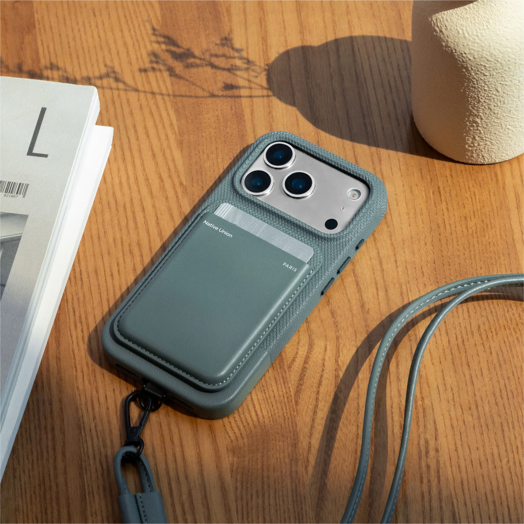 Чехол Native Union (RE) Classic Case for iPhone 17 Pro - Slate Green (RECLA-GRN-NP25P)