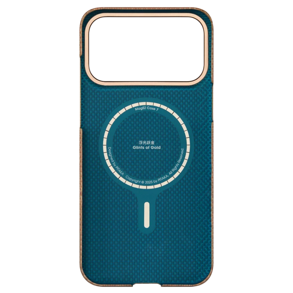 Чехол Pitaka Ultra-Slim Case with PitaTap for iPhone 17 Pro Max - Golden Glint