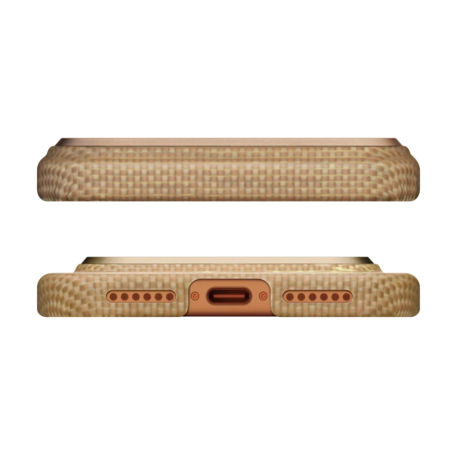 Чохол Pitaka Ultra-Slim Case with PitaTap for iPhone 17 Pro Max - Golden Glint (KI1707AG)