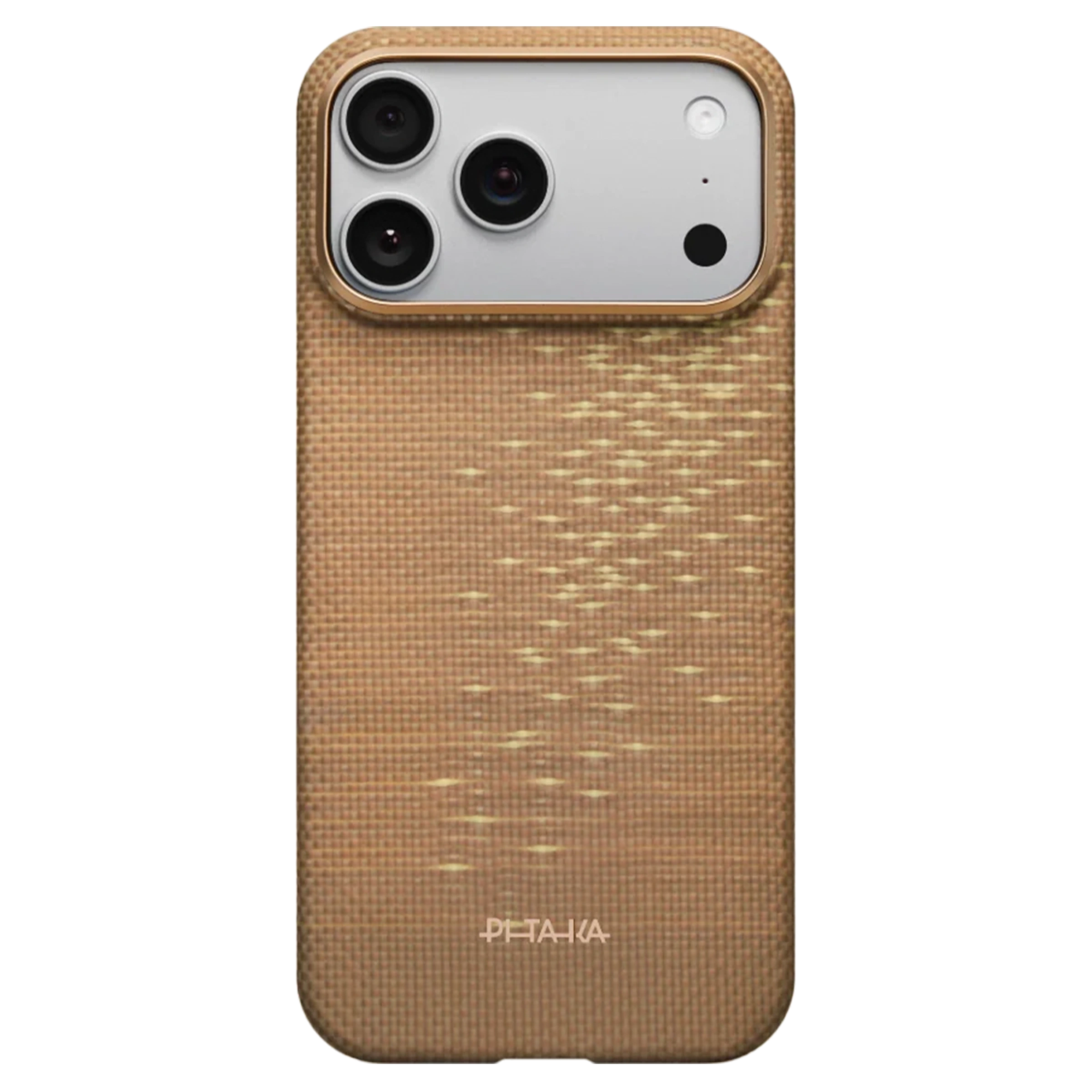 Чохол Pitaka Ultra-Slim Case with PitaTap for iPhone 17 Pro Max - Golden Glint Чохол Pitaka Ultra-Slim Case with PitaTap for iPhone 17 Pro Max - Golden Glint