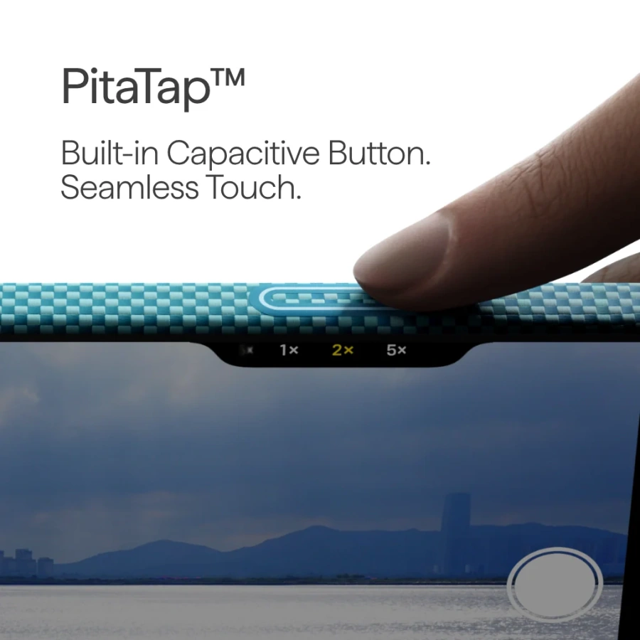 Чохол Pitaka Ultra-Slim Case with PitaTap for iPhone 17 Pro Max - Lucid Blue (KI1708AG)
