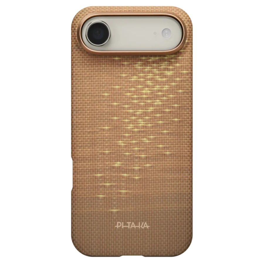 Чехол Pitaka Ultra-Slim Case with PitaTap for iPhone Air - Golden Glint (KI1703AG)