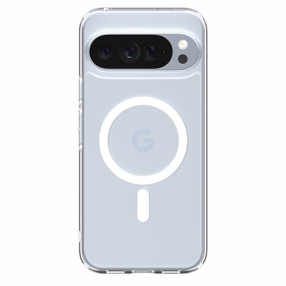 Чохол Spigen Ultra Hybrid Metal Ring [MagFit] for Google Pixel 10 Pro XL - Clear White (ACS09725)