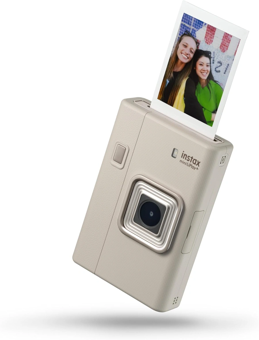Фотокамера миттєвого друку Fujifilm Instax Mini LiPlay+ Sand Beige (16948010)