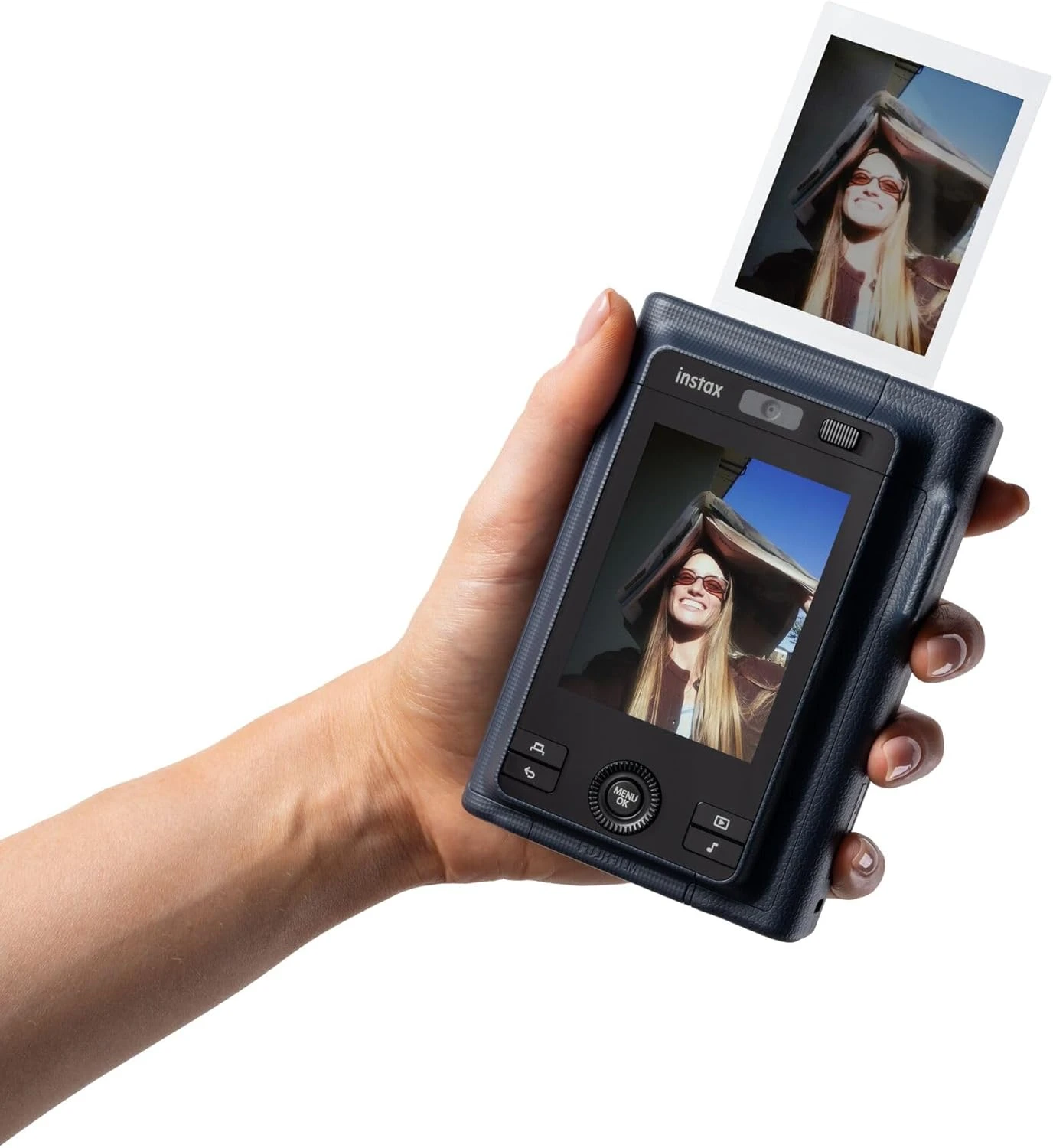 Фотокамера мгновенной печати Fujifilm Instax Mini LiPlay+ Midnight Blue (16948022)