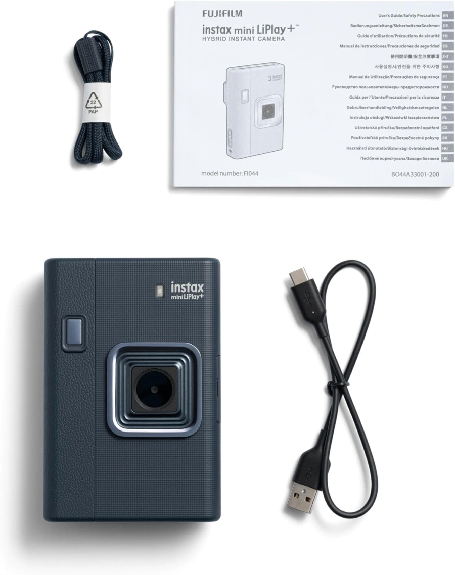 Фотокамера мгновенной печати Fujifilm Instax Mini LiPlay+ Midnight Blue (16948022)