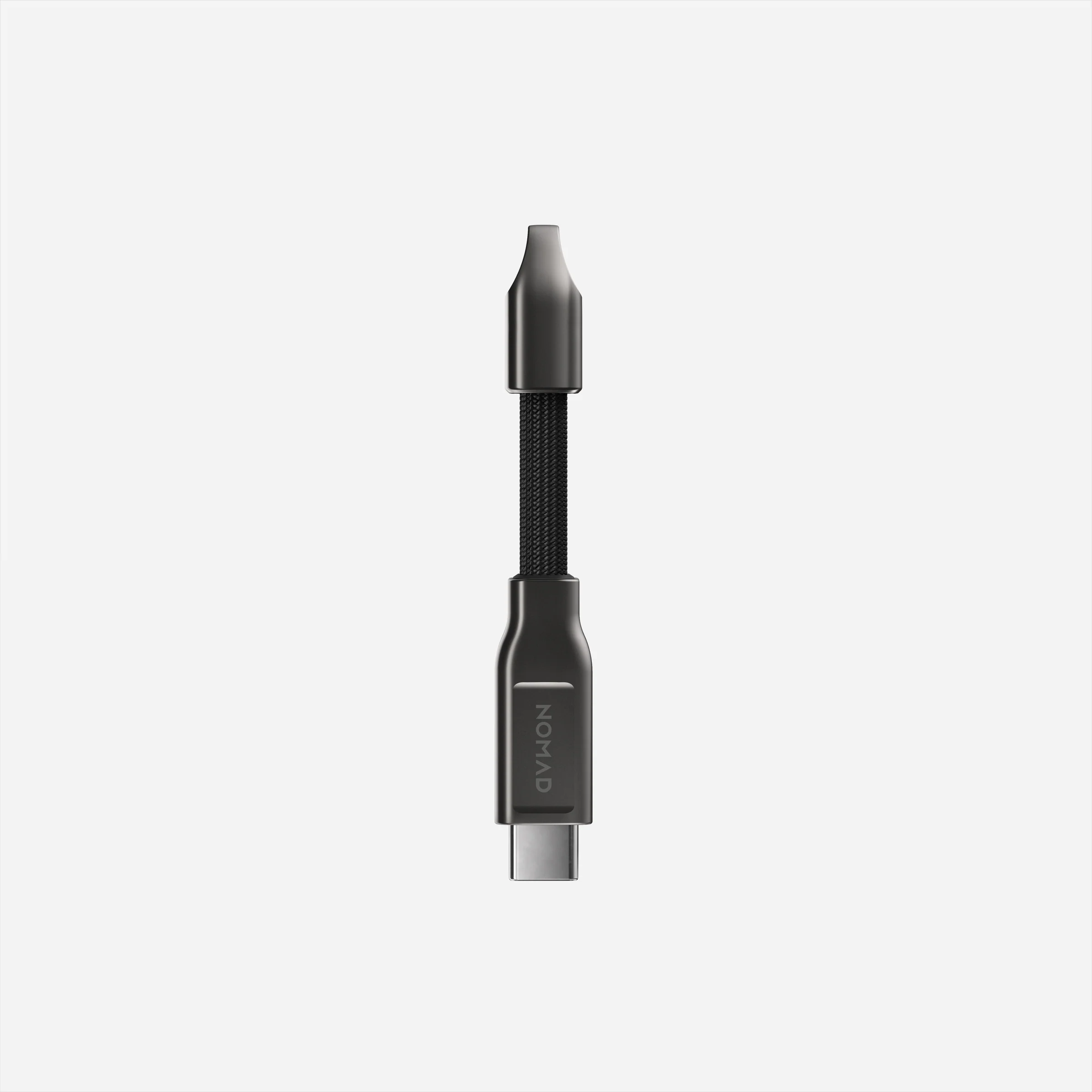 Кабель-брелок Nomad USB-C ChargeKey Cable 240W Black [0,12 m] (NM014995858)
