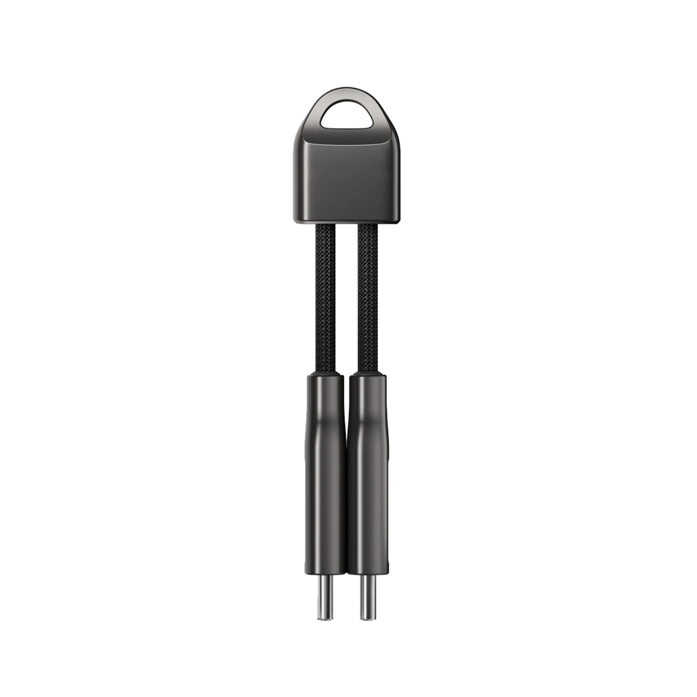 Кабель-брелок Nomad USB-C ChargeKey Cable 240W Black [0,12 m] (NM014995858)