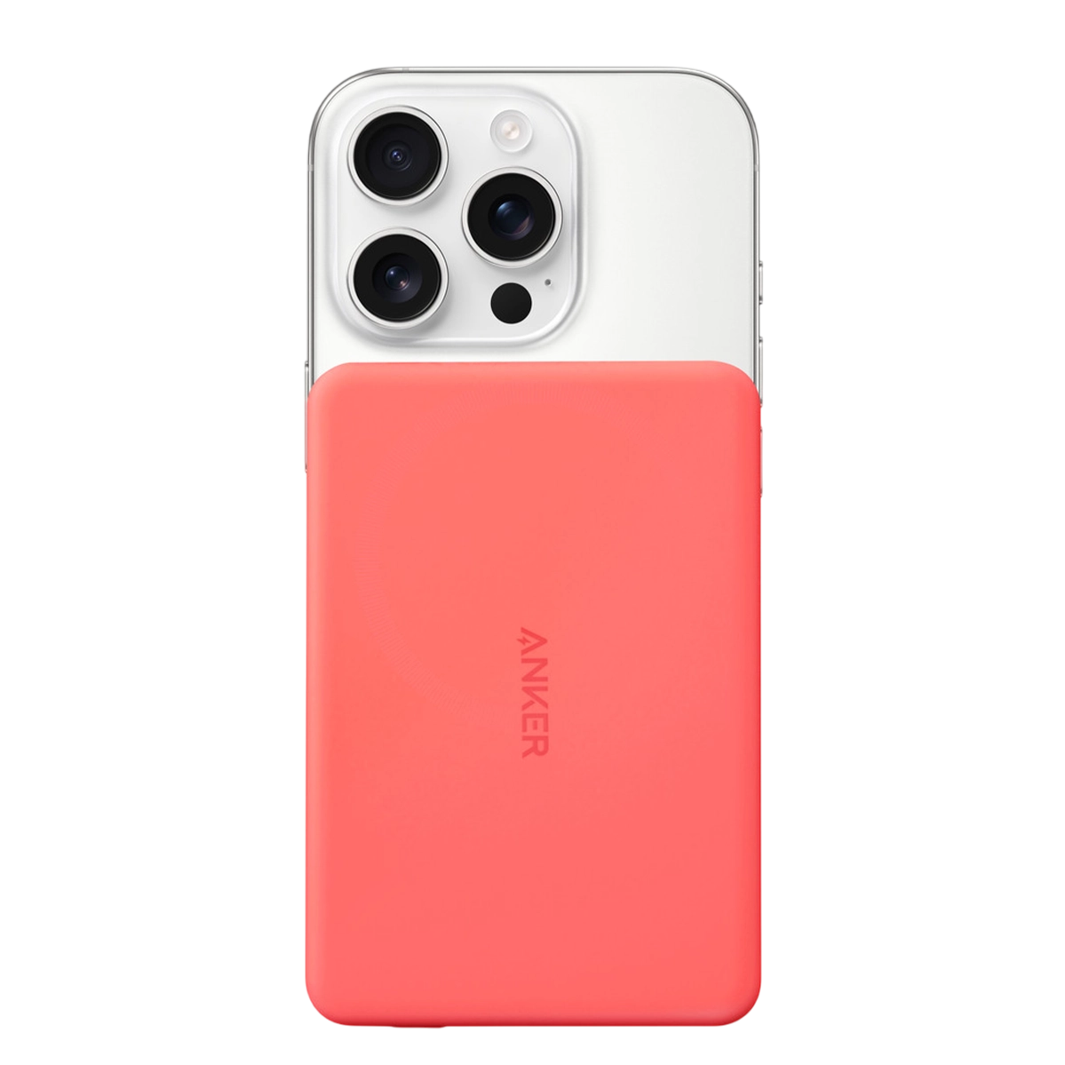 Магнітний павербанк Anker MagGo Power Bank [5K, Slim] - Сoral (HS4W2)
