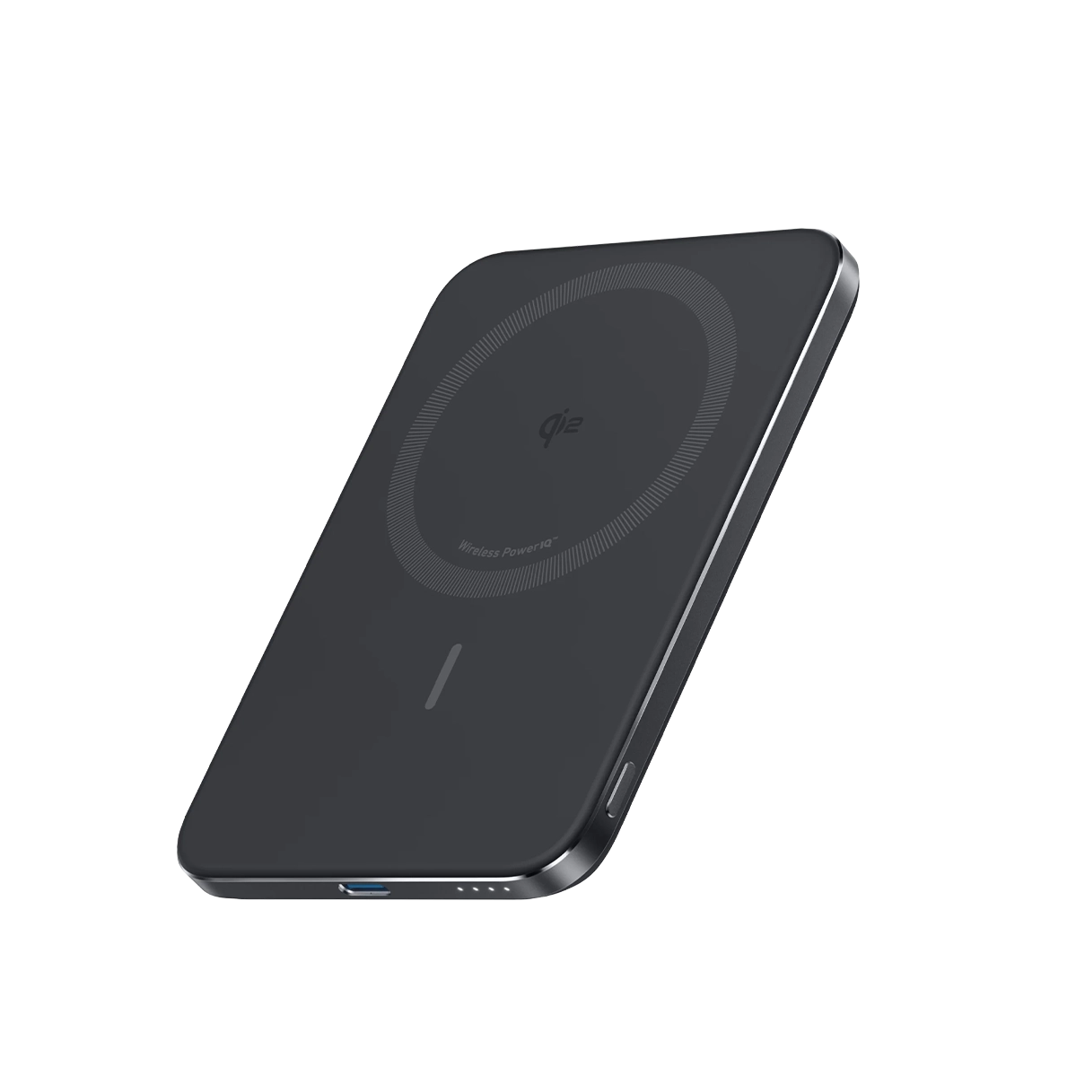 Магнітний павербанк Anker Nano Power Bank [5K, MagGo, Slim, Qi2] - Black (A1665011)