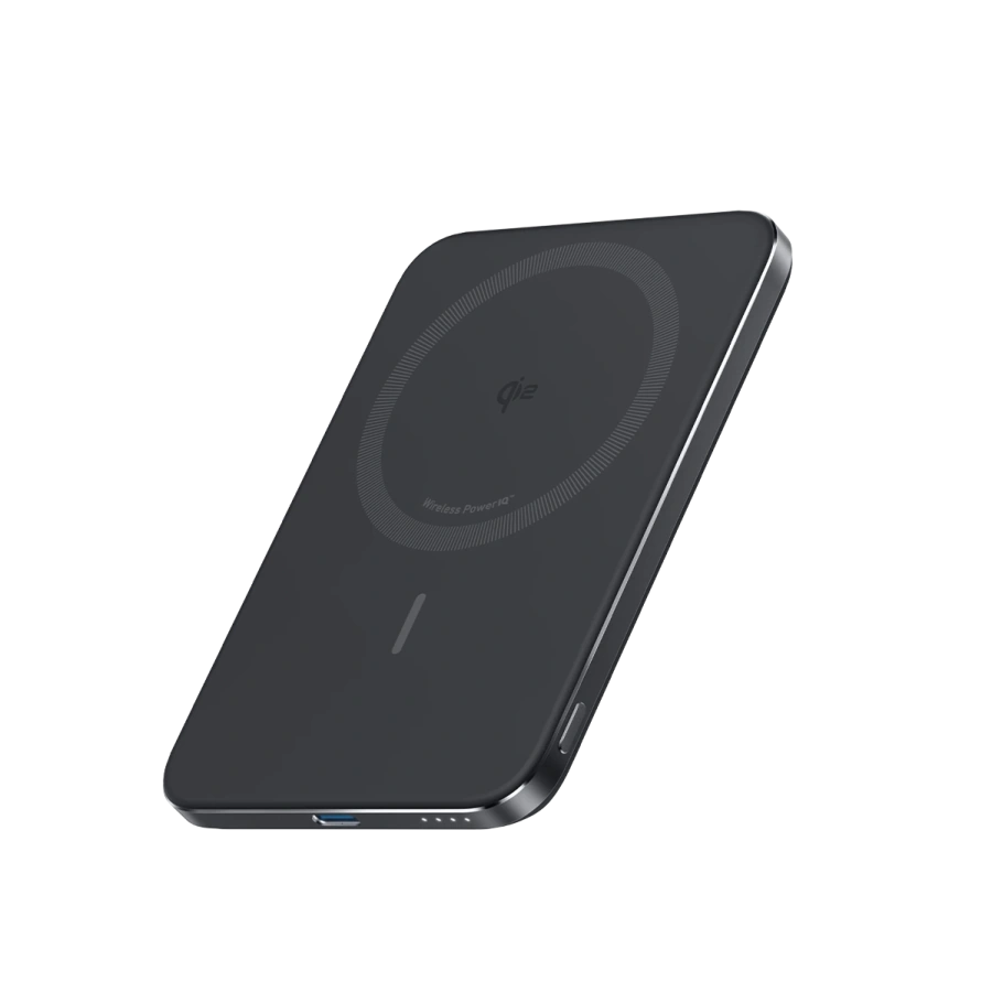 Магнітний павербанк Anker Nano Power Bank [5K, MagGo, Slim, Qi2] - Black (A1665011)