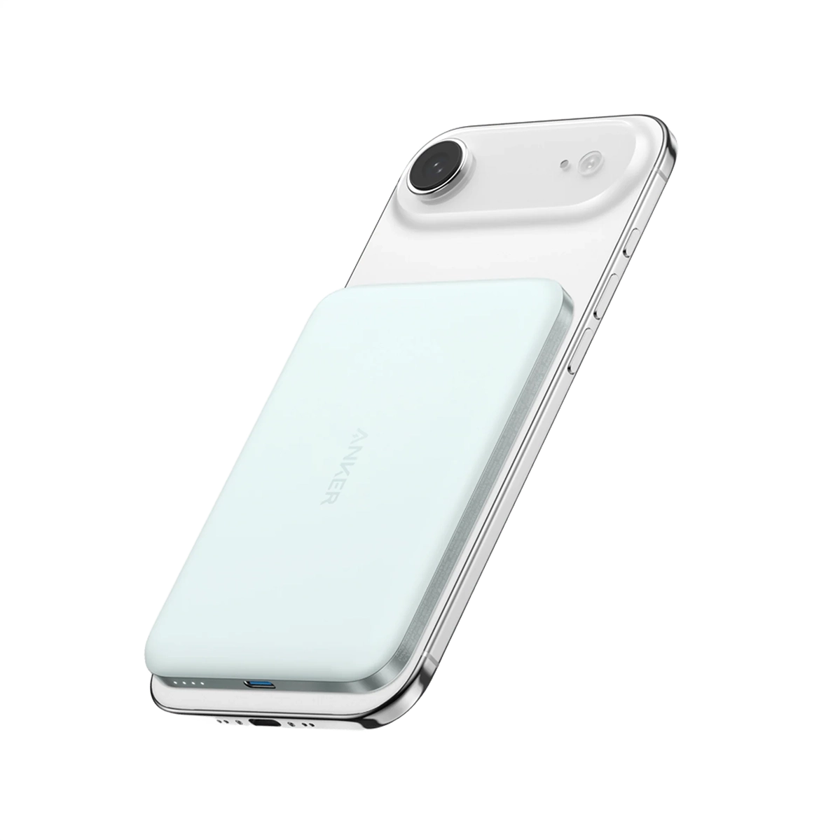 Магнітний павербанк Anker Nano Power Bank [5K, MagGo, Slim, Qi2] - Teal Oasis (A1665T)