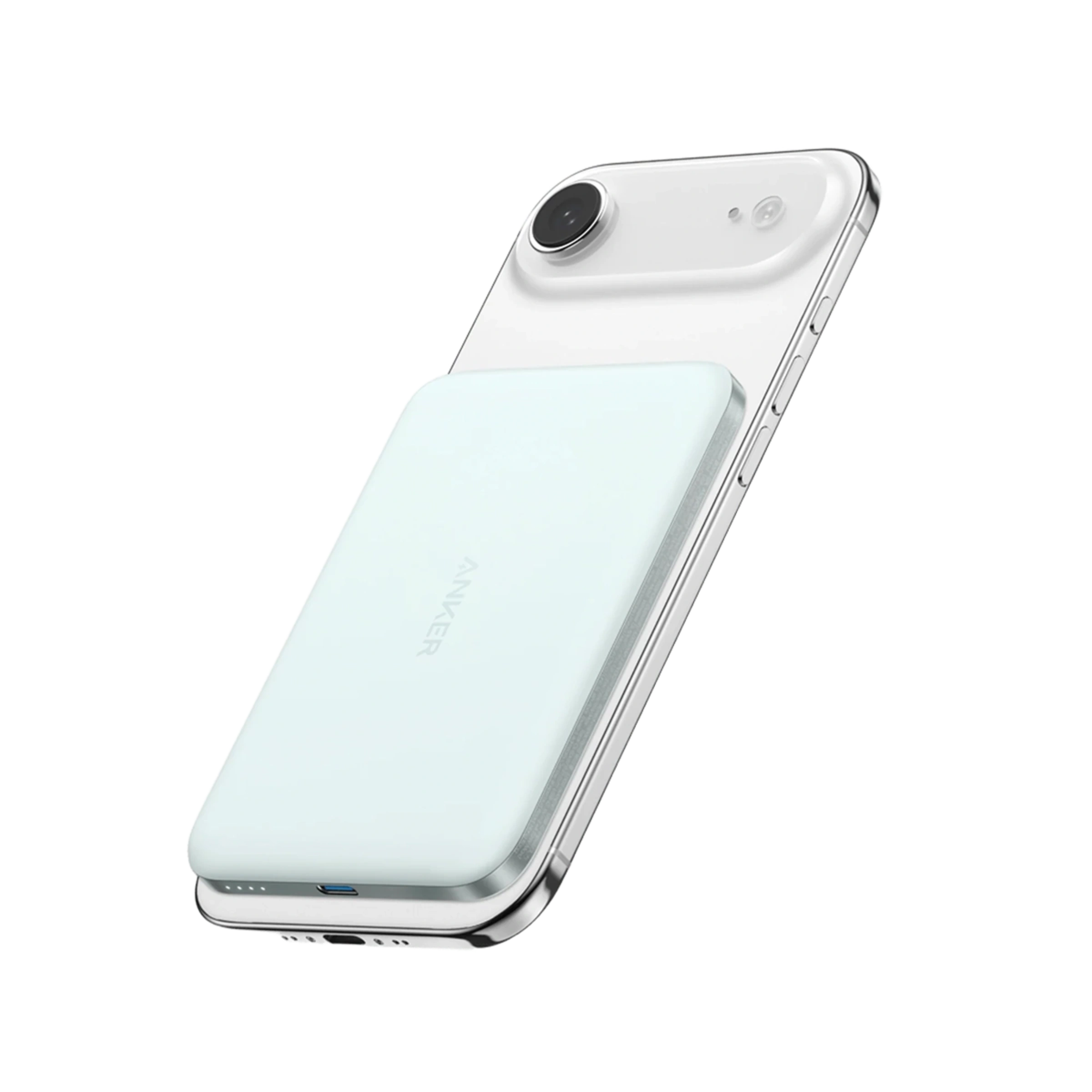 Магнітний павербанк Anker Nano Power Bank [5K, MagGo, Slim, Qi2] - Teal Oasis (A1665T)