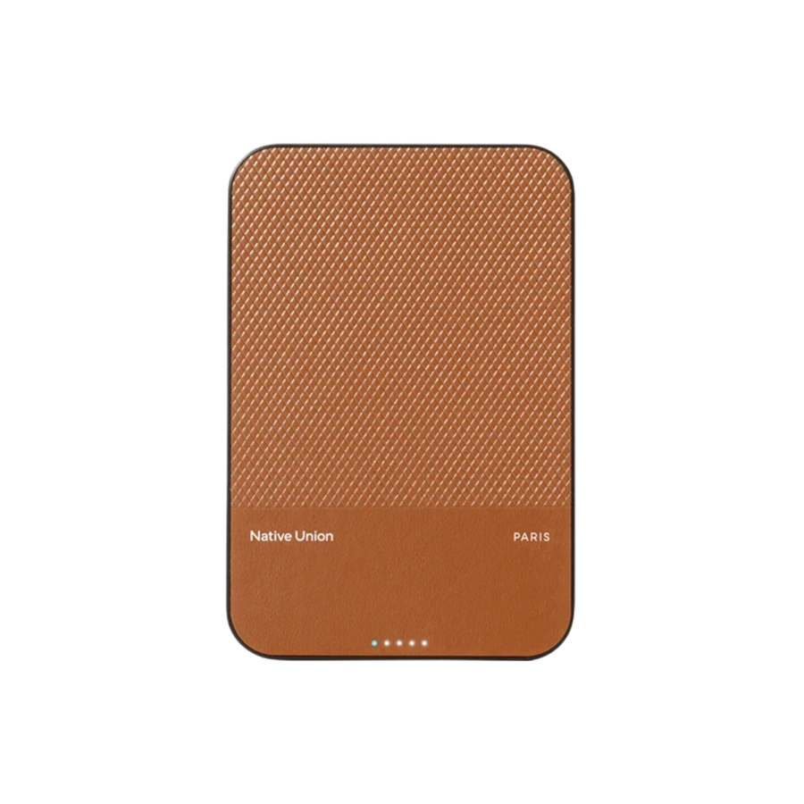 Магнітний павербанк Native Union (Re) Classic Magnetic Power Bank Qi2 5000mAh - Tan (PB-5KMS-TAN-Q2)