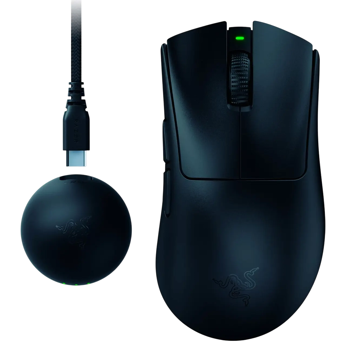 Мышь Razer DeathAdder V4 PRO Ultra-lightweight Ergonomic Wireless Esports Gaming Mouse - Black (RZ01-05330100-R3G1)