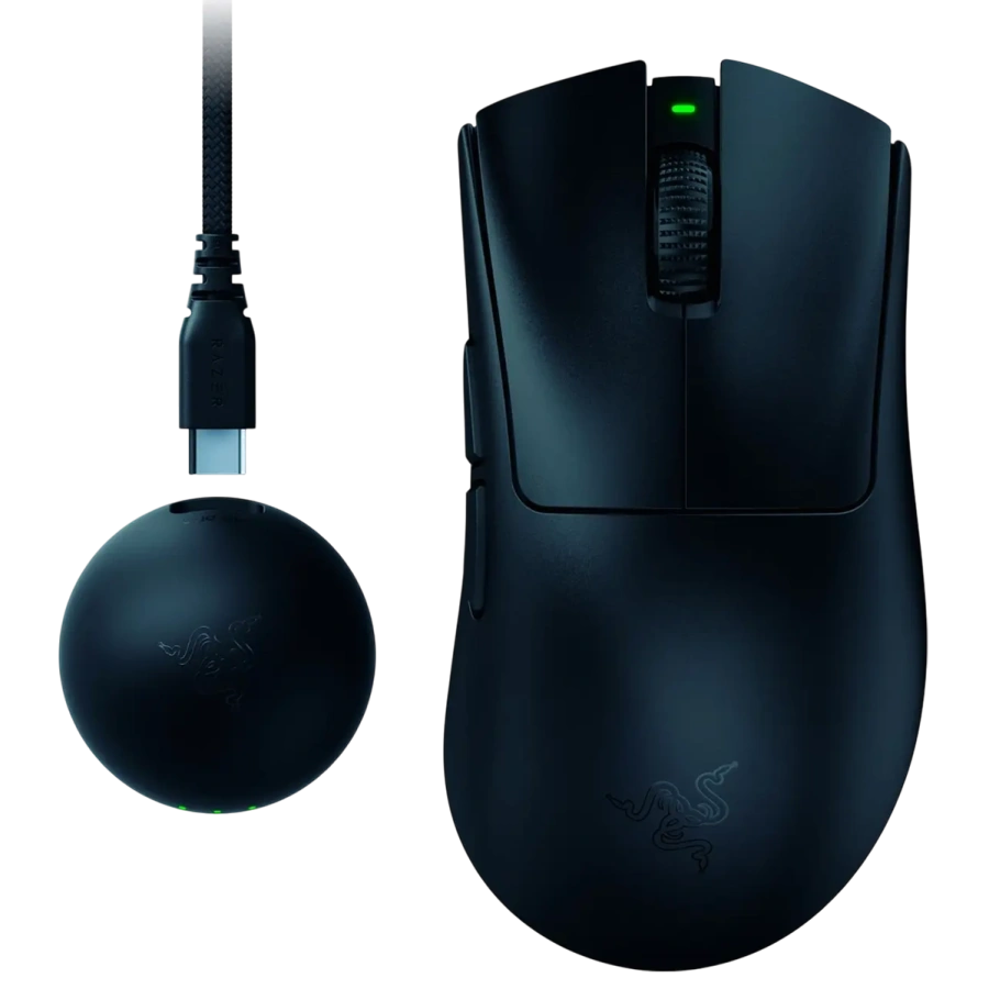 Мышь Razer DeathAdder V4 PRO Ultra-lightweight Ergonomic Wireless Esports Gaming Mouse - Black (RZ01-05330100-R3G1)