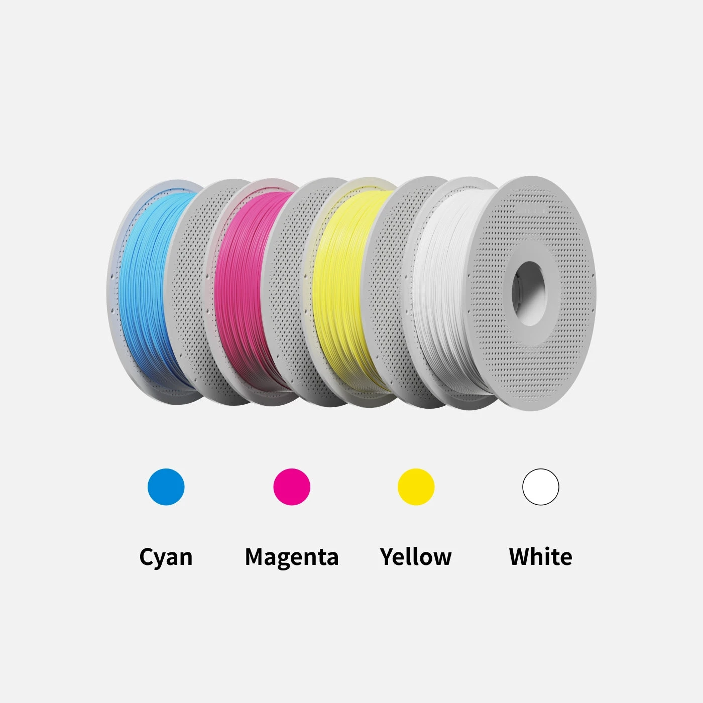 Набор пластика PLA CMYK Lithophane Bundle (A00-CMYK-1.75-4000-SPL)