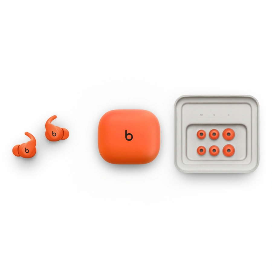 Наушники Beats Powerbeats Fit — Wireless Fitness Earbuds with Secure Fit — Spark Orange (ME2M4)