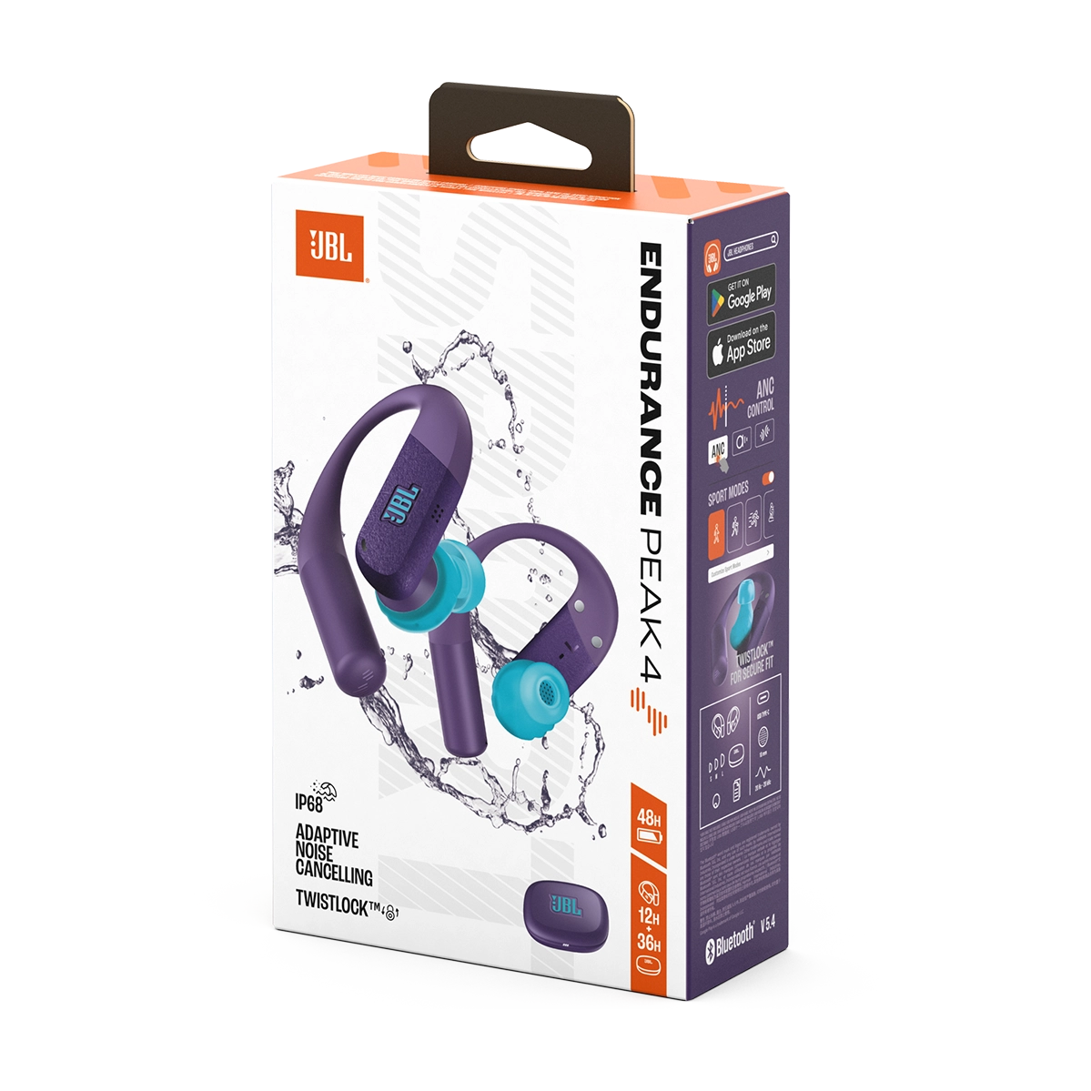 Наушники JBL Endurance Peak 4 - Purple (JBLENDUPEAK4PUR)