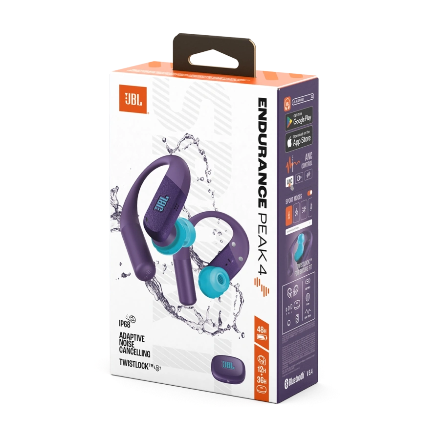 Навушники JBL Endurance Peak 4 - Purple (JBLENDUPEAK4PUR)