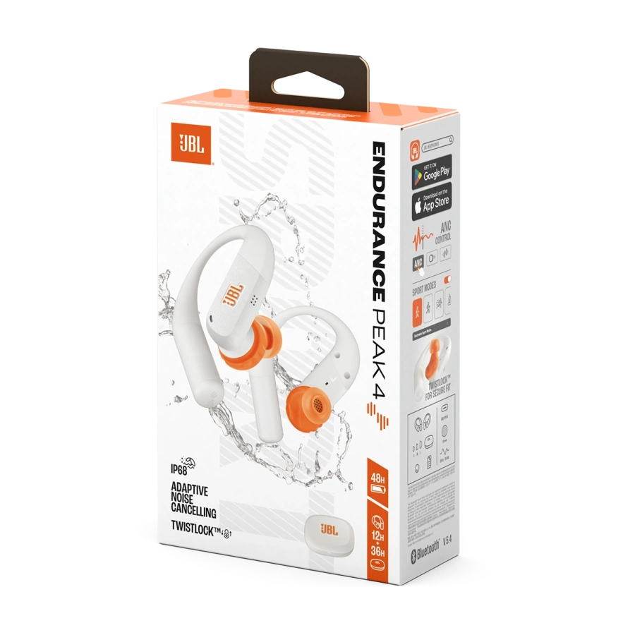 Навушники JBL Endurance Peak 4 - White (JBLENDUPEAK4WHT)