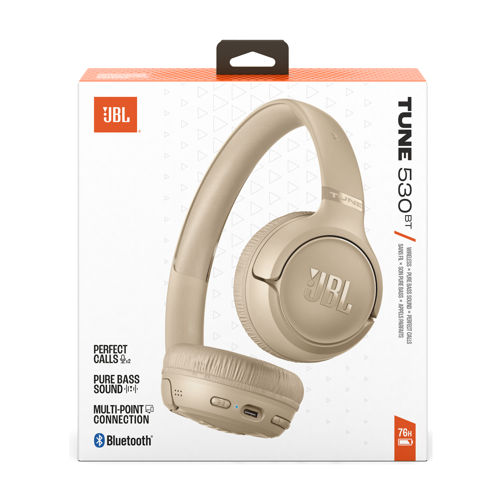 Наушники JBL Tune 530BT - Beige (JBLT530BTBEGEU)