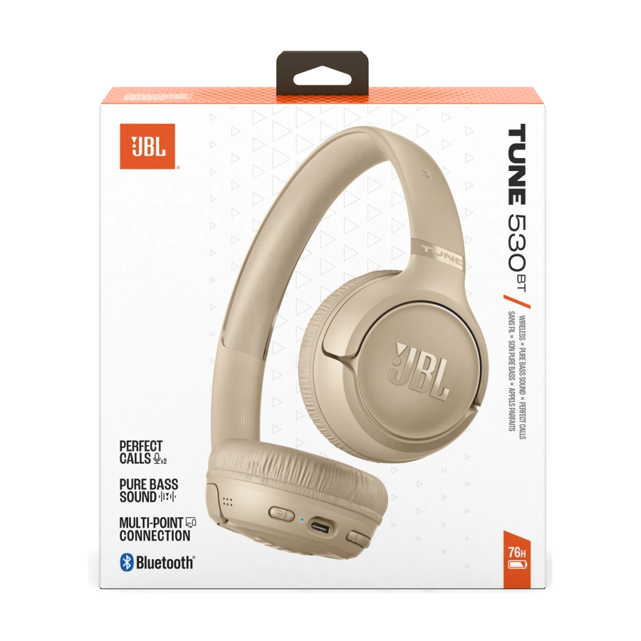 Навушники JBL Tune 530BT - Beige (JBLT530BTBEGEU)