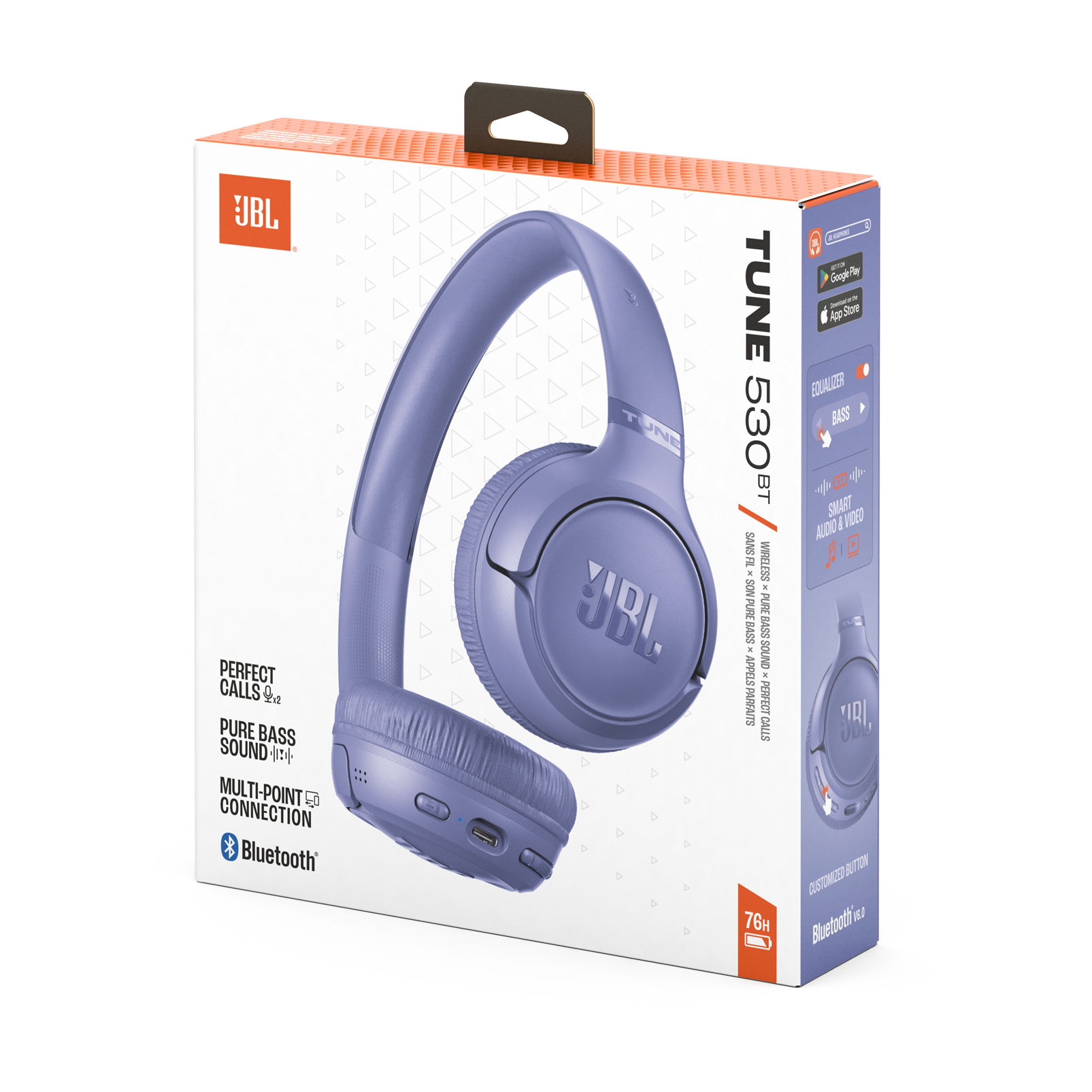 Наушники JBL Tune 530BT - Digital Lavender (JBLT530BTLAVEU)