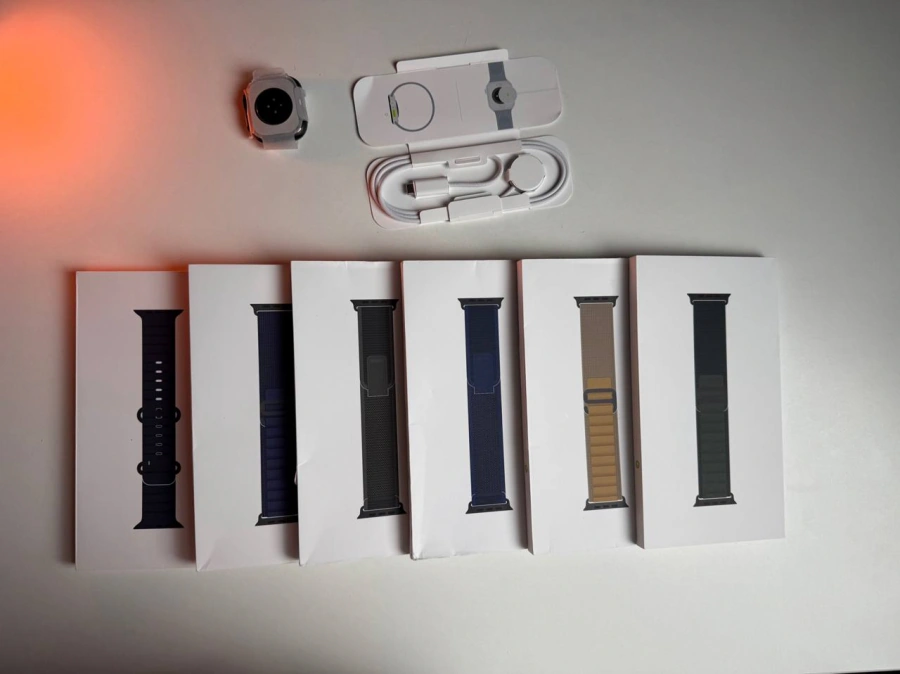 NEW NO BOX Apple Watch Ultra 3 GPS + Cellular 49mm Black Titanium Case (MF254) - Состояние: идеальное | Аккумулятор: 100% | Комплектация: часы, ремешок по выбору, зарядка | Гарантия: 12 мес.