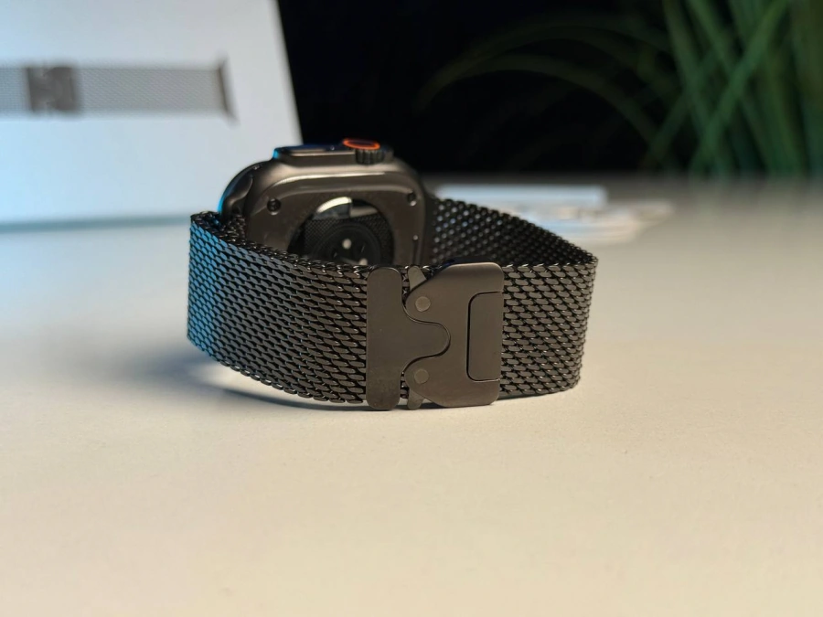 NEW NO BOX Apple Watch Ultra 3 GPS + Cellular 49mm Black Titanium Case with Black Titanium Milanese Loop - Medium (MF1Q4) - Состояние: идеальное | Аккумулятор: 100% | Комплектация: полный, без коробки | Гарантия: 12 мес.