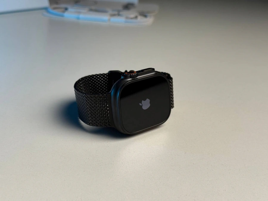 NEW NO BOX Apple Watch Ultra 3 GPS + Cellular 49mm Black Titanium Case with Black Titanium Milanese Loop - Medium (MF1Q4) - Состояние: идеальное | Аккумулятор: 100% | Комплектация: полный, без коробки | Гарантия: 12 мес.