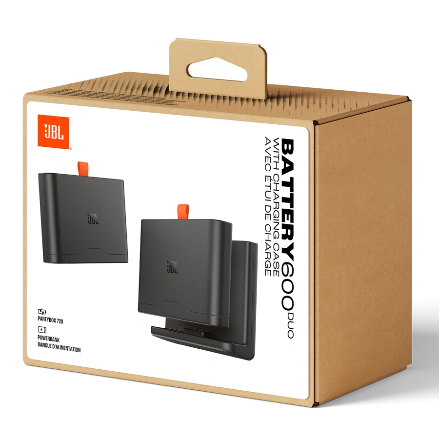 Пара аккумуляторов с док-станцией JBL Battery 600 Duo with Charging Case для PartyBox 720 / 520 и Boombox 4 (JBLBATT600X2CHCASE)