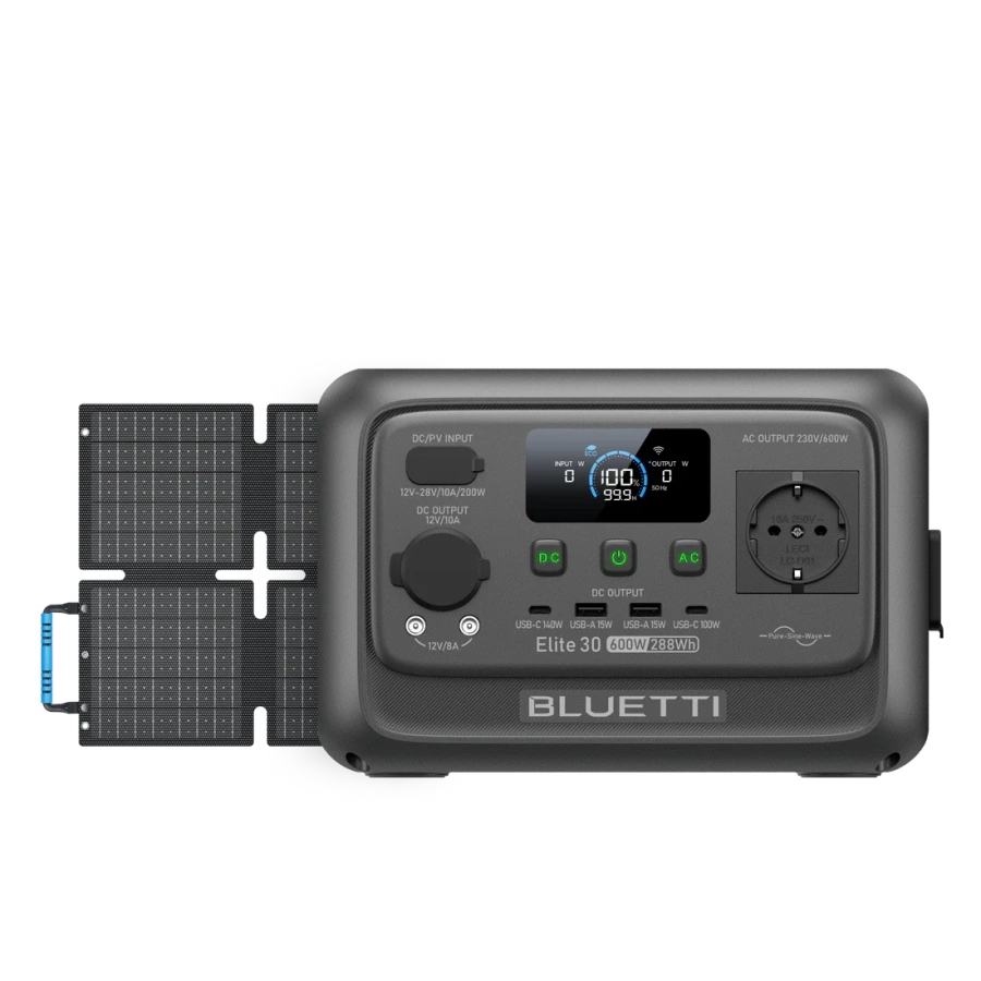 Портативна зарядна станція BLUETTI Elite 30 V2 | 600W 288Wh (P-EL30V2-EU-GY-BL-010)