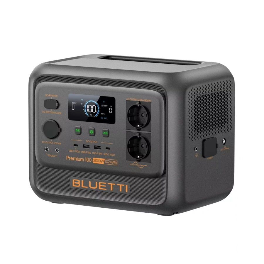 Портативна зарядна станція BLUETTI Premium 100 V2 | 1800W 1024Wh (PB931460)