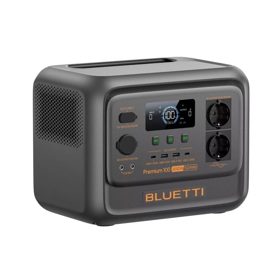 Портативна зарядна станція BLUETTI Premium 100 V2 | 1800W 1024Wh (PB931460)
