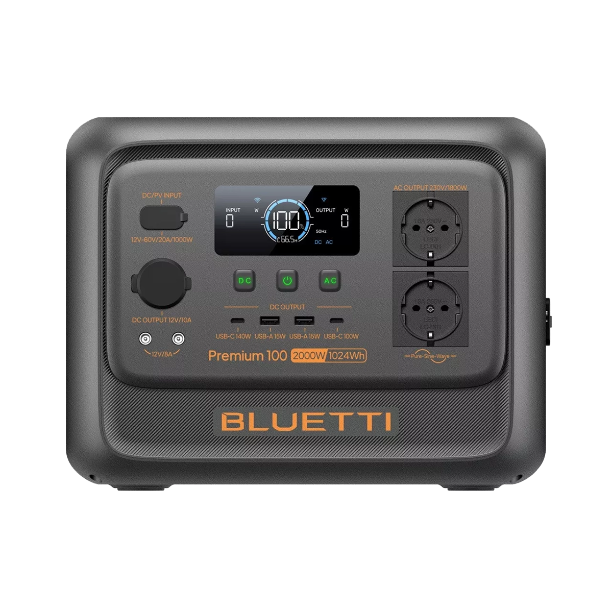 Портативная зарядная станция BLUETTI Premium 100 V2 1800W 1024Wh (PB931460)