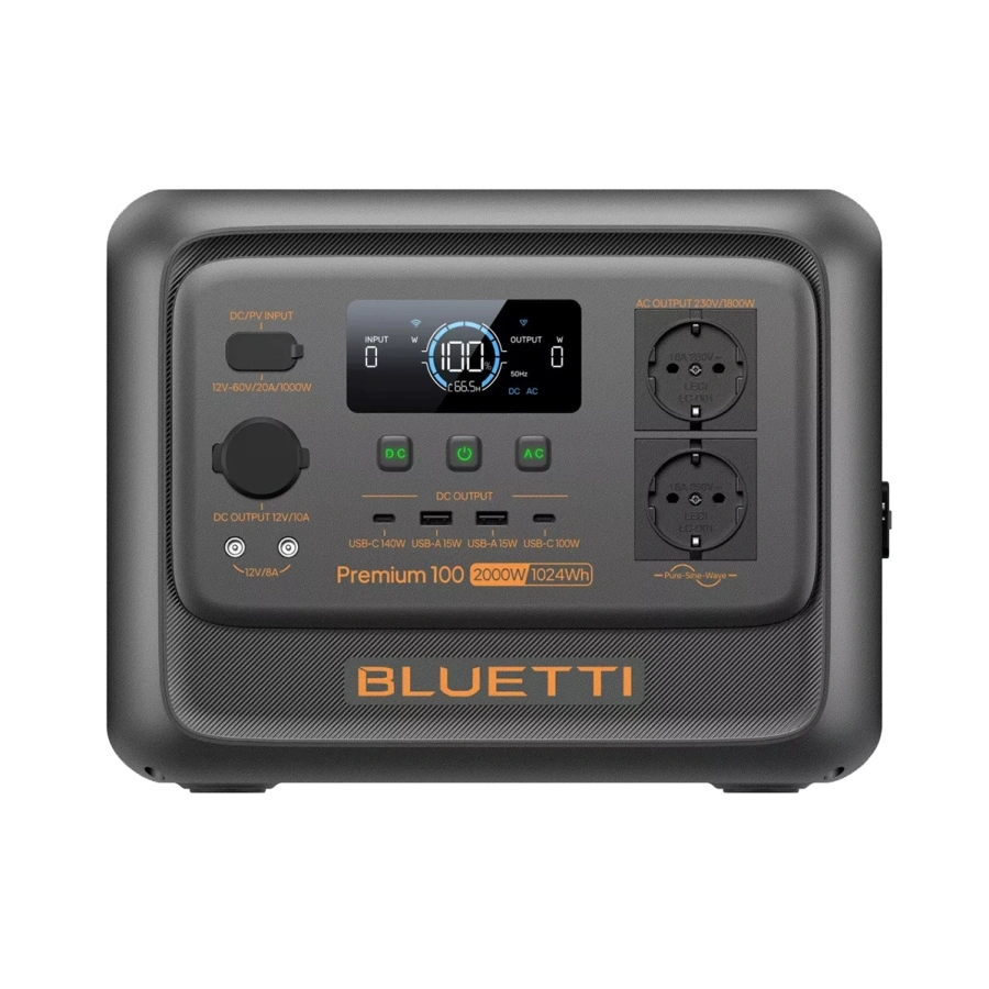 Портативна зарядна станція BLUETTI Premium 100 V2 | 1800W 1024Wh (PB931460)