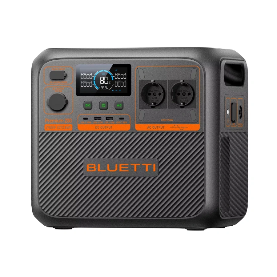 Портативна зарядна станція BLUETTI Premium 200 V2 | 2700W 2073.6Wh (P-PR200V2-EU-GY-BL-010)