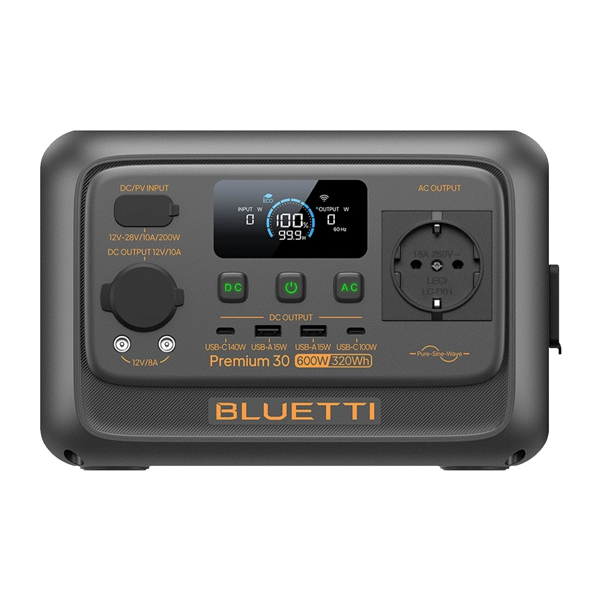 Портативная зарядная станция BLUETTI Premium 30 V2| 600W 320Wh (Premium30V2)