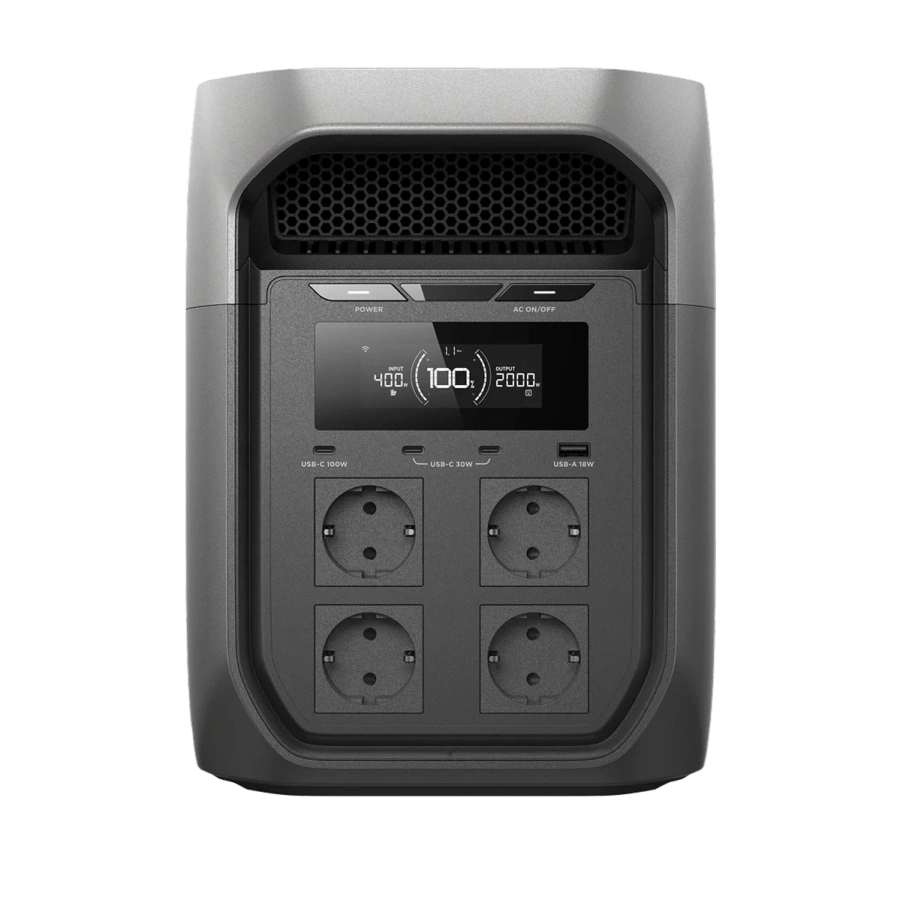 Портативная зарядная станция EcoFlow DELTA 3 Max | 2048Wh 2400W (EFD3M-G-EU-CBOX)