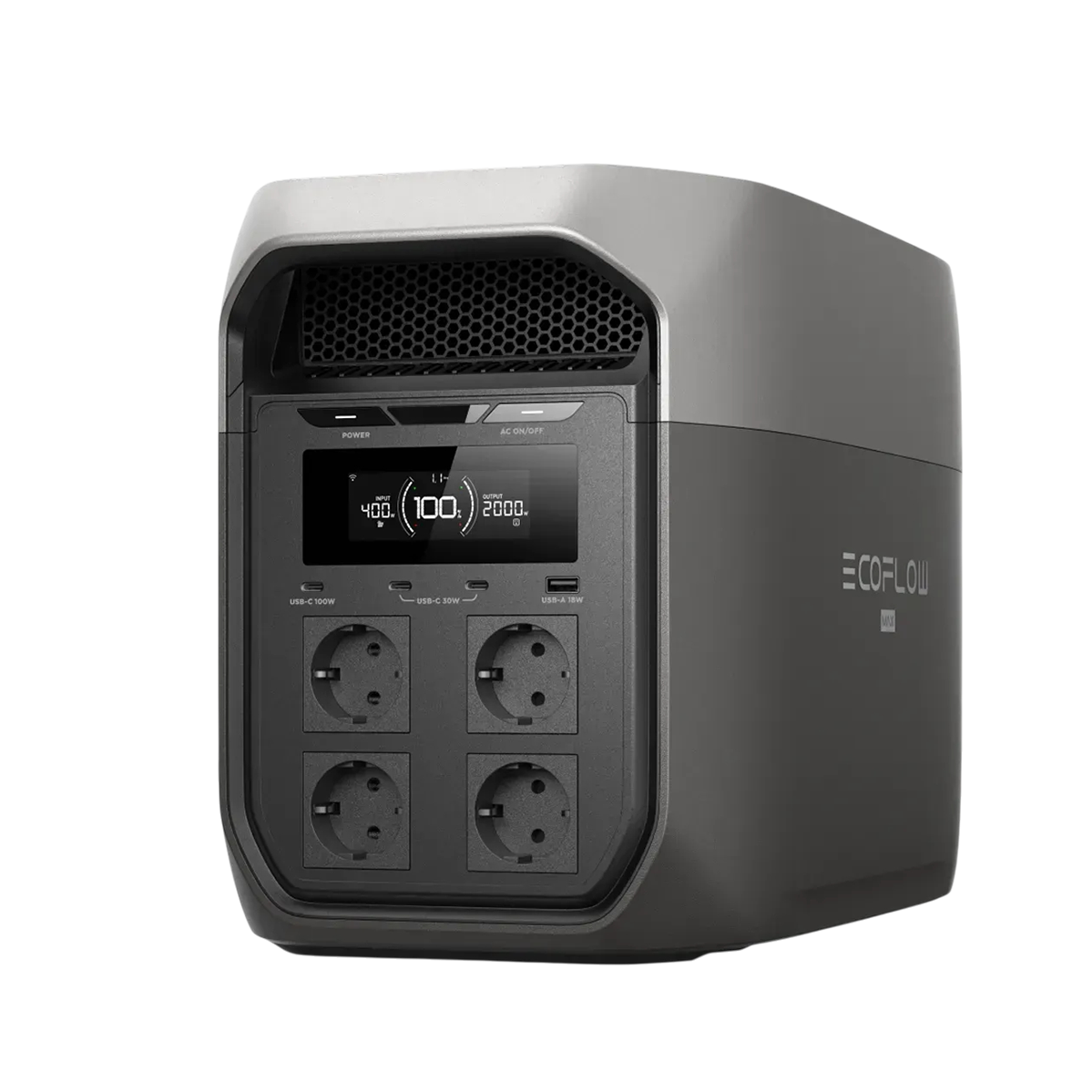 Портативная зарядная станция EcoFlow DELTA 3 Max 2048Wh 4800W (EFD3M-G-EU-CBOX)